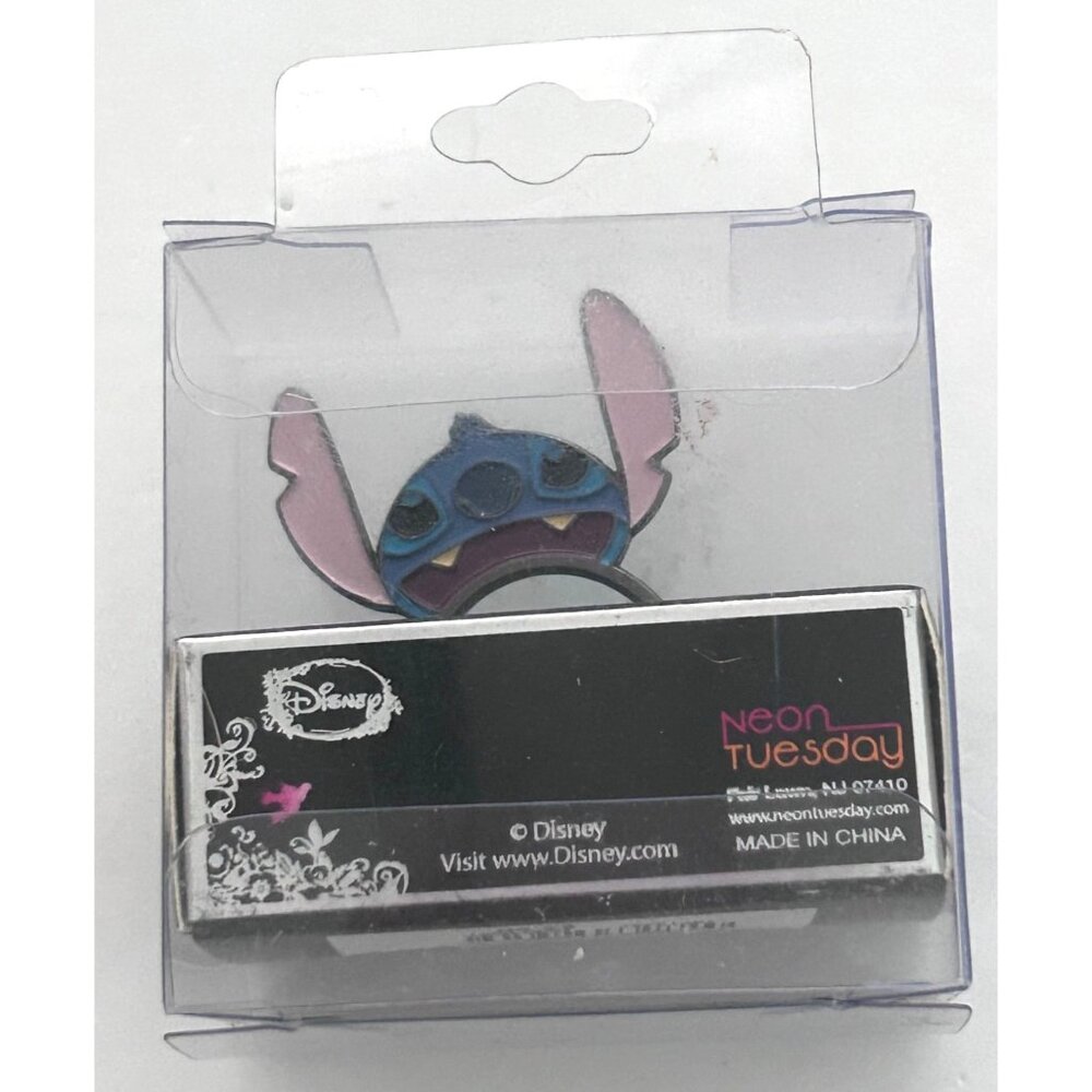 Disney Lilo & Stitch Flat Enamel Ring Size 7 By Neon Tuesday